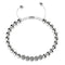 Argent | Bracelet Gala Pavé de Cristaux | Blanc